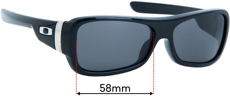 Sunglass Fix Replacement Lenses for Oakley Montefrio - 58mm Wide